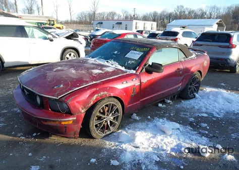 2007 Ford Mustang Gt Deluxe/Gt Premium z USA, uszkodzony, nr VIN 1ZVHT85H875275973